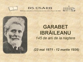 Foto expoziţie on-line: Garabet Ibrăileanu : 145 de ani de la naştere