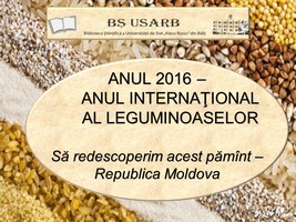 Foto expoziţie on-line: Anul 2016: Anul Internaţional al leguminoaselor
