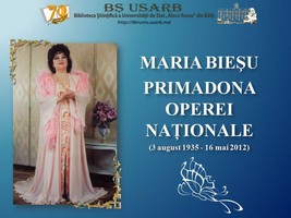 Foto expoziţie on-line: Maria Bieşu: Primadona Operei Naţionale : (3 aug. 1935 - 16 mai 2012)