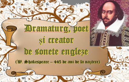 Foto expoziţie on-line: Dramaturg, poet şi creator de sonete engleze: W. Shakespeare - 445 de ani de la naştere