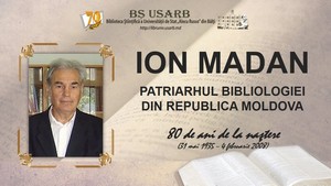 Foto expoziţie on-line: Ion Madan: patriarhul bibliologiei din Republica Moldova : 80 de ani de la naştere 