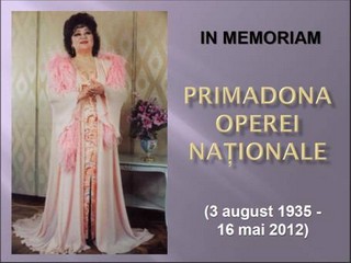 Foto expoziţie on-line: In memoriam: Primadona Operei Naţionale - (3 august 1935 - 16 mai 2012)